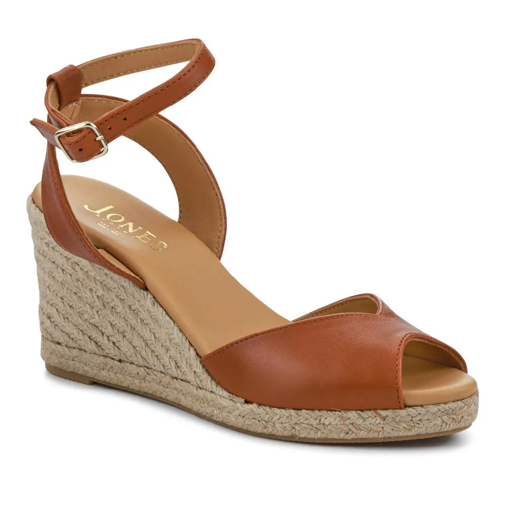 Leather Wedge-Heeled Sandals - MARCHESA / 327 169