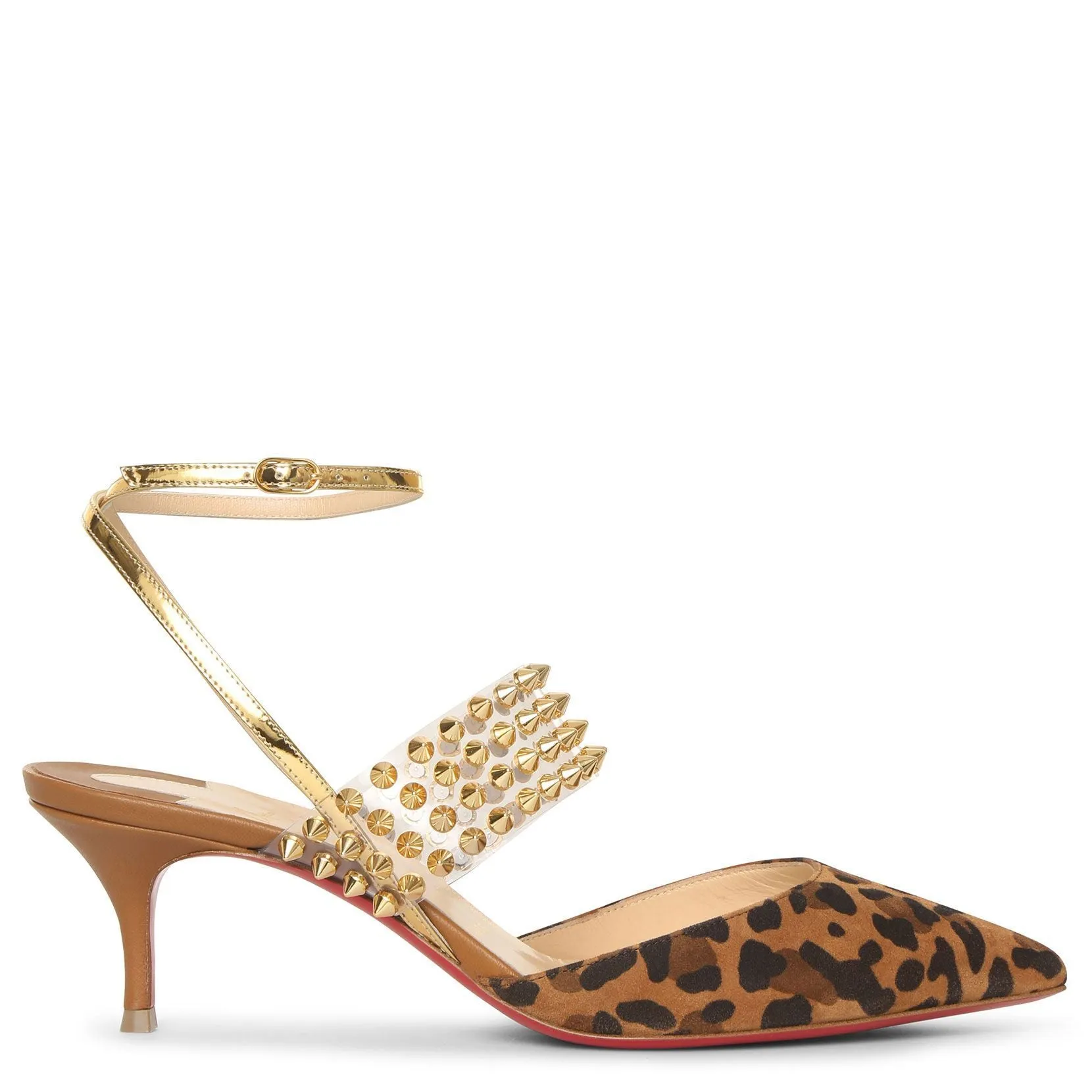 Levita 55 leopard suede pumps