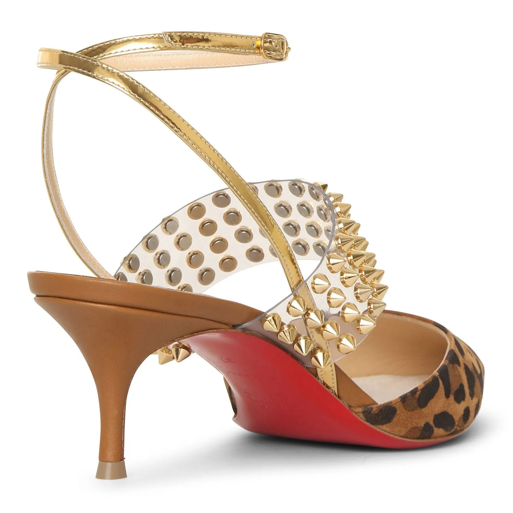 Levita 55 leopard suede pumps
