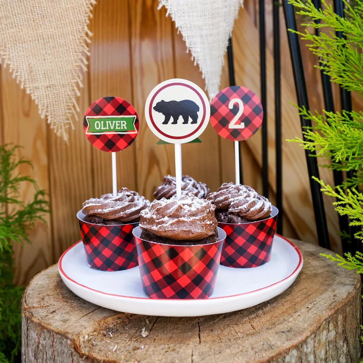 Little Lumberjack Party Decorations Set | Wilderness Forest Party