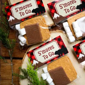 Little Lumberjack Treat Bag Toppers | Woodland Forest Fun
