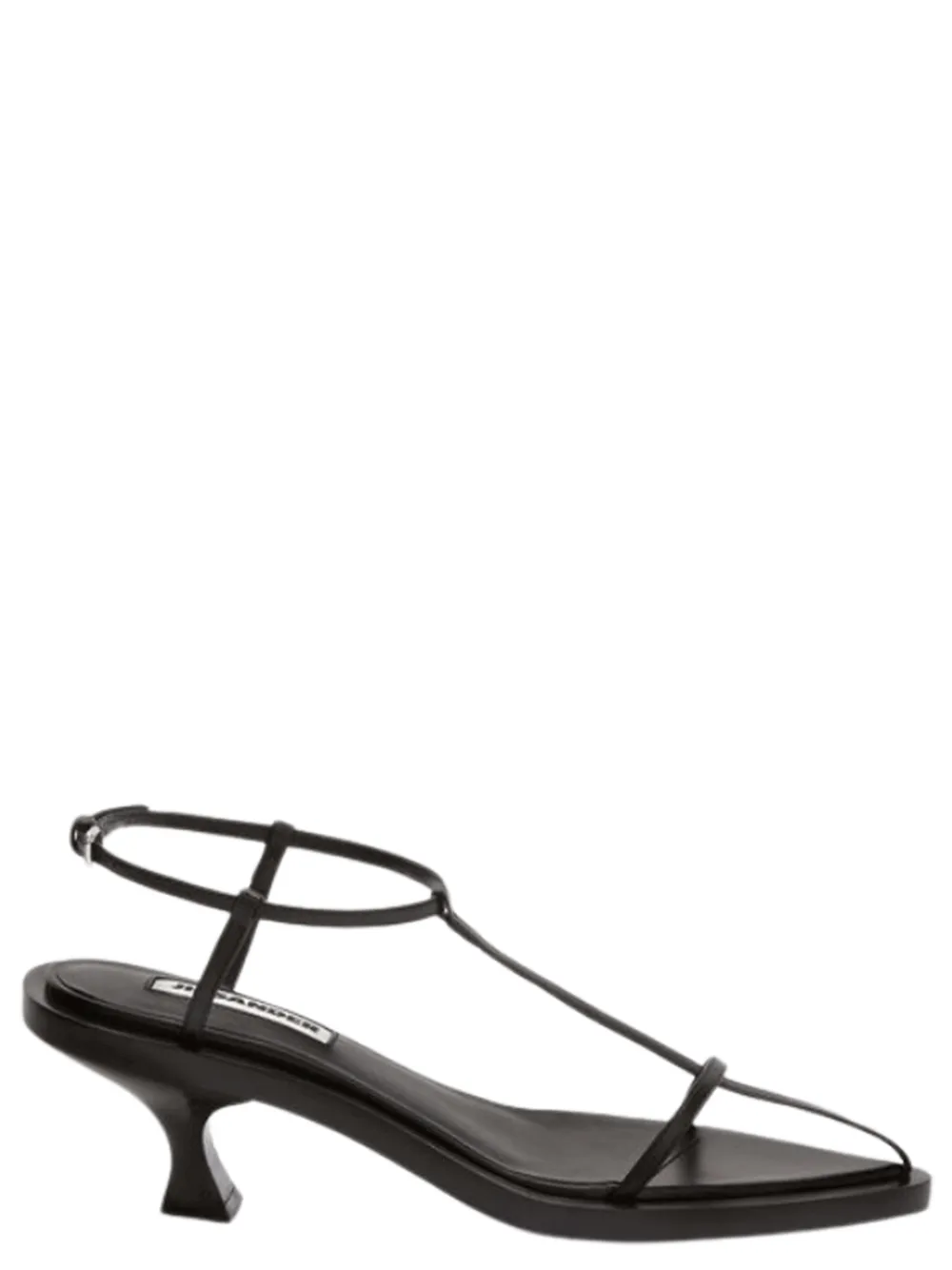 Louis-Heeled Leather Sandal