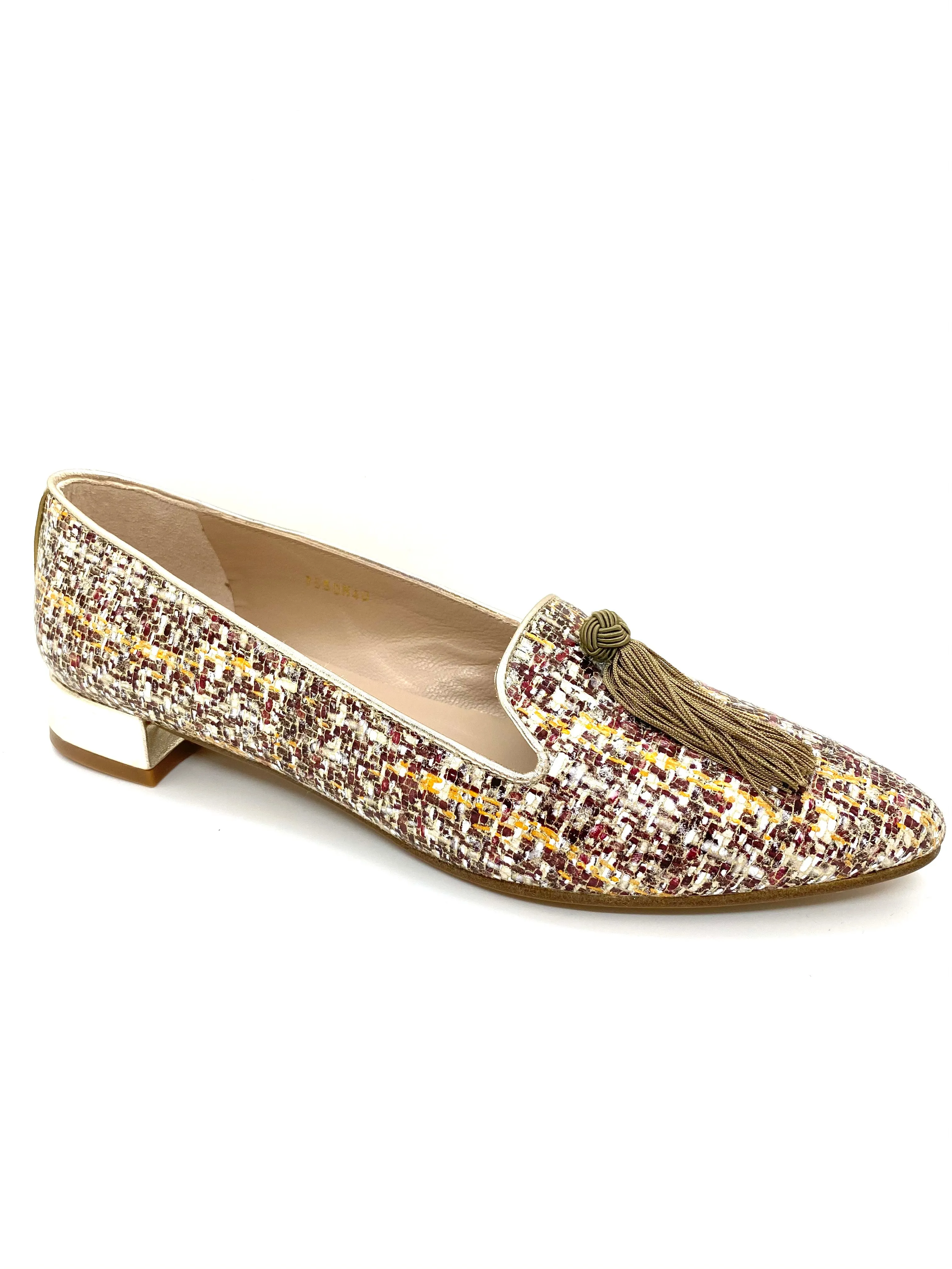 Low Heel Tassel Loafer