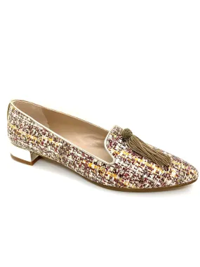Low Heel Tassel Loafer