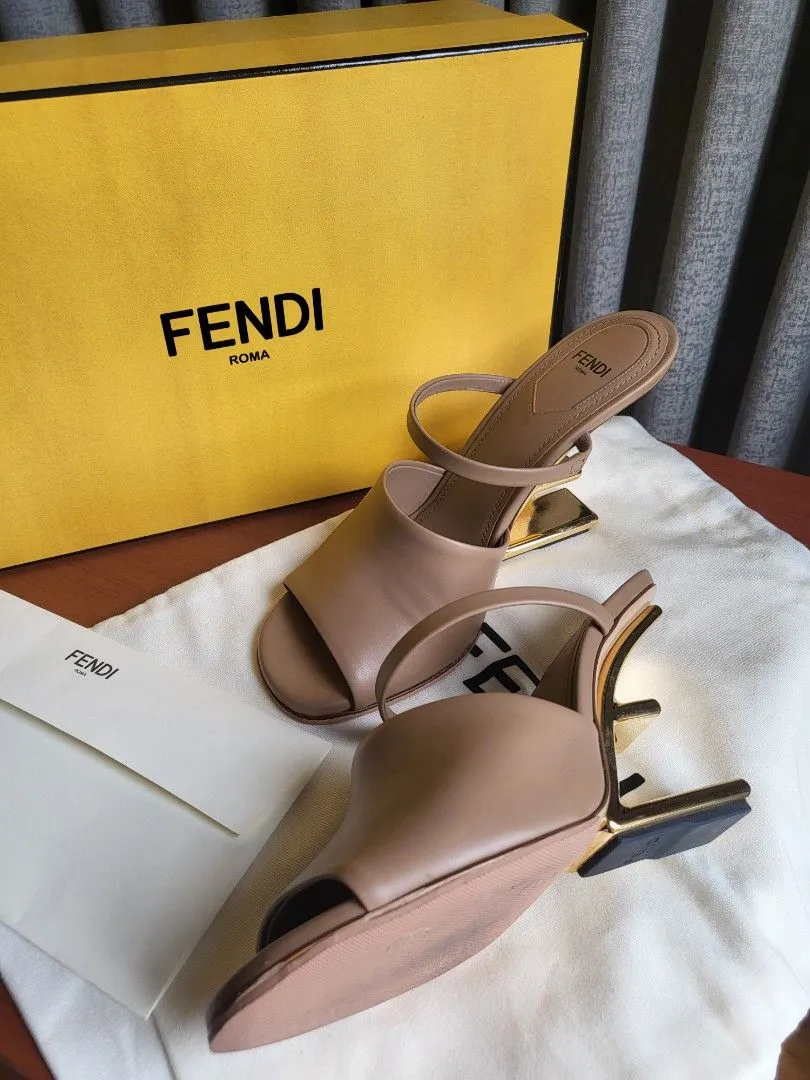 <b>FENDI</B> <BR>First High-Heel Sandals 37