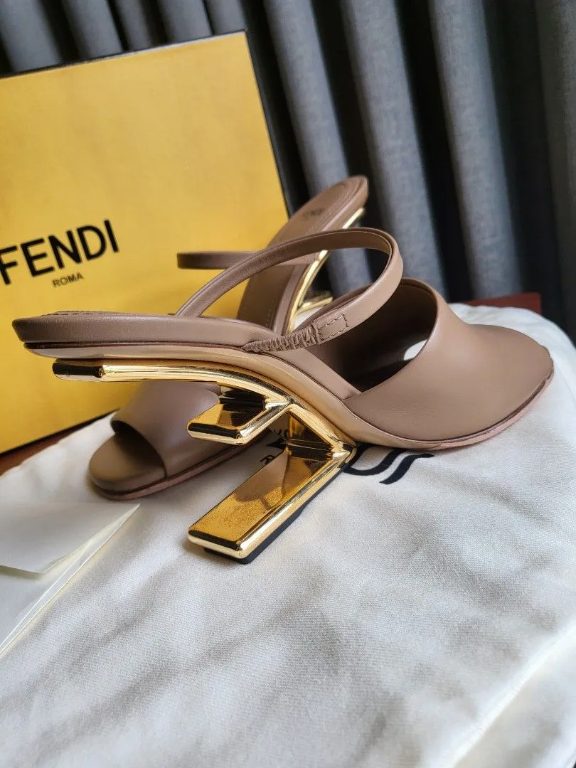 <b>FENDI</B> <BR>First High-Heel Sandals 37