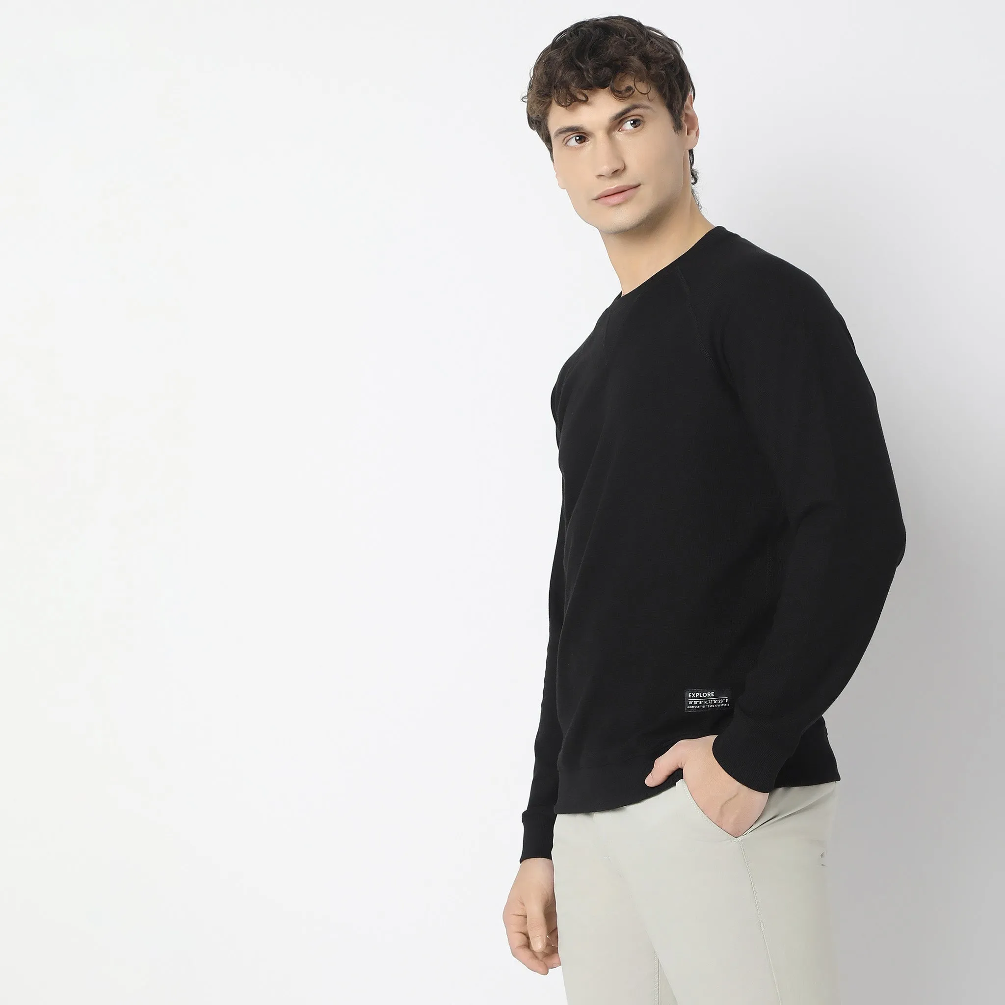 Lumberjackᵘˣ Authentic Pull Over with Micro Structure Comfort Blend - Regular Fit Solid