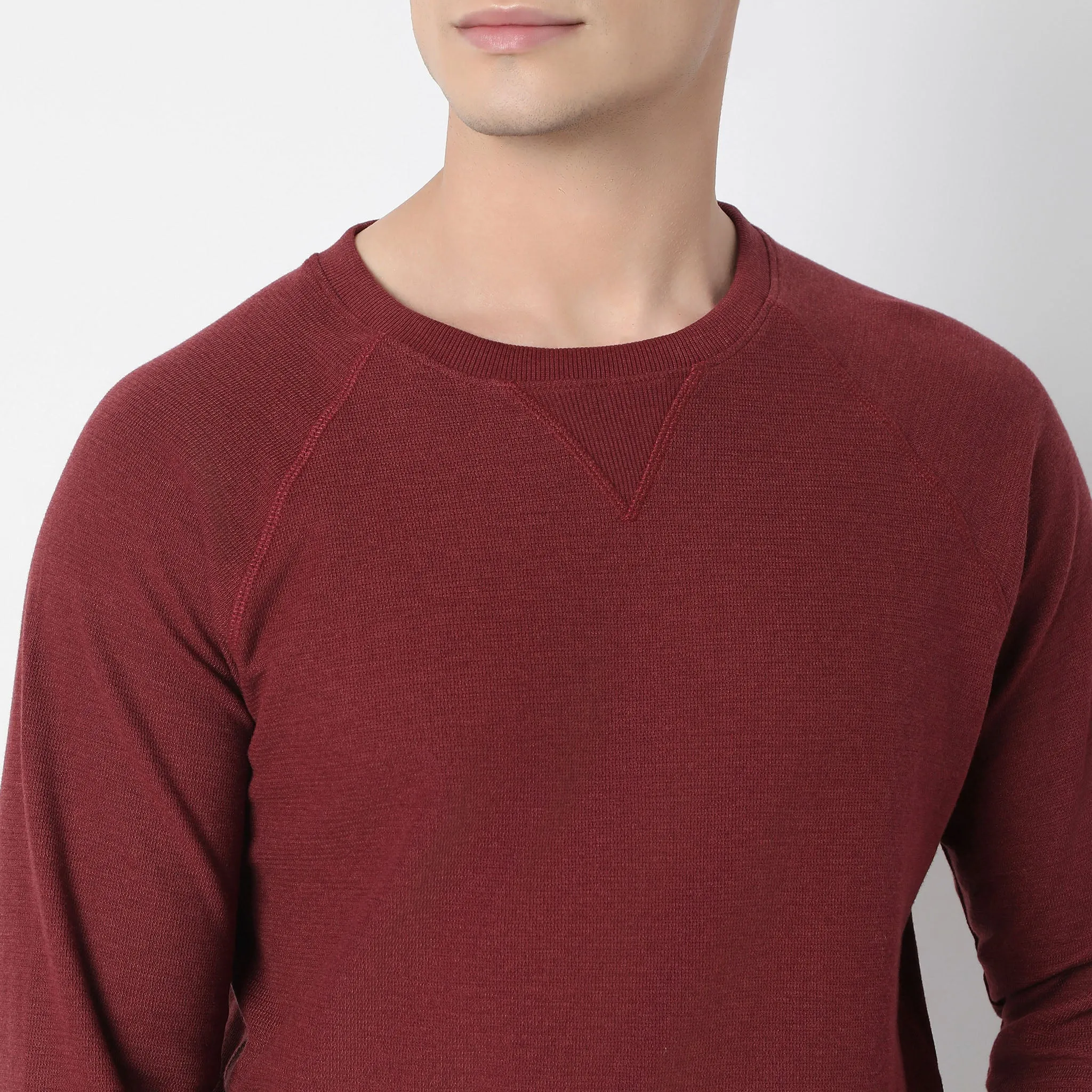 Lumberjackᵘˣ Authentic Pull Over with Micro Structure Comfort Blend - Regular Fit Solid