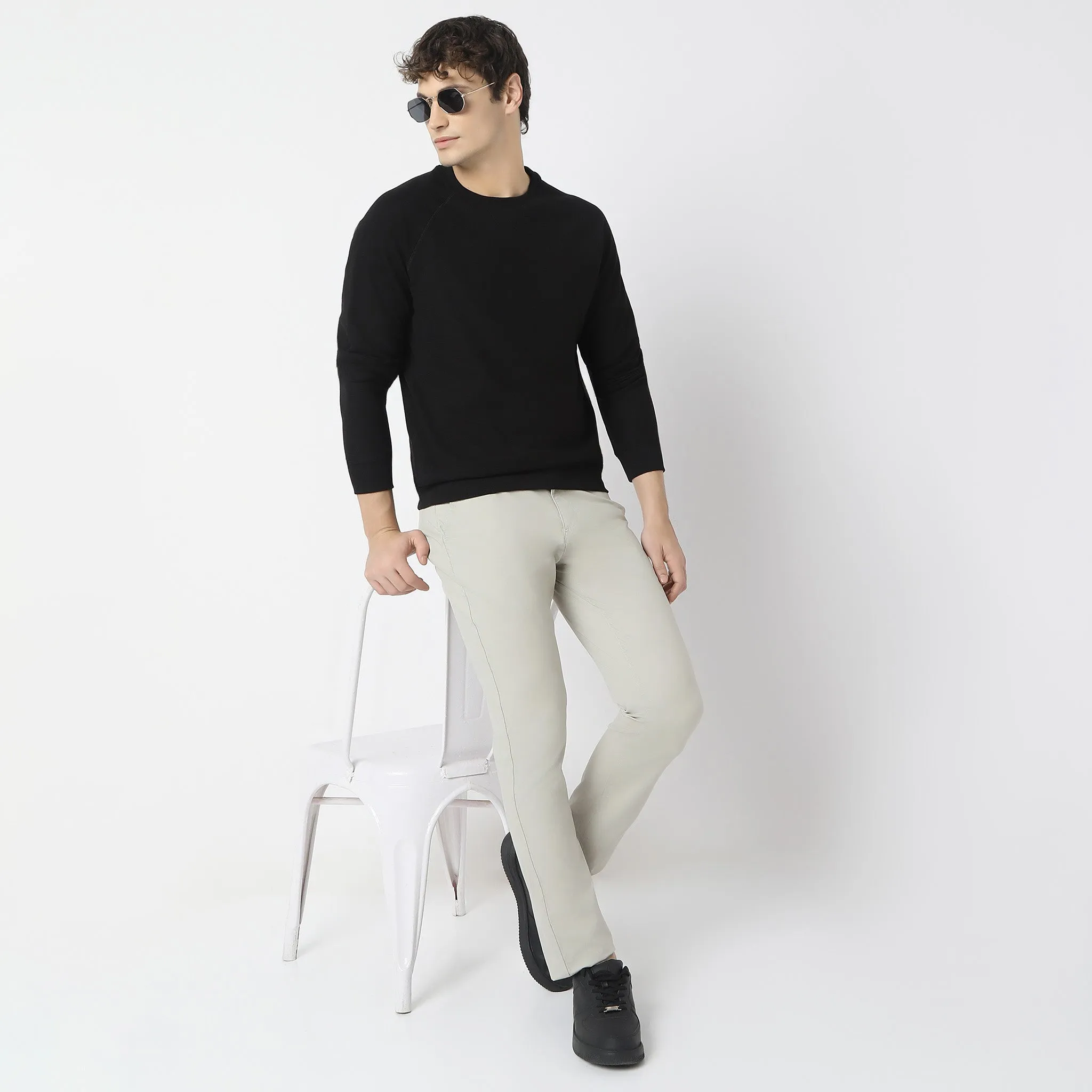 Lumberjackᵘˣ Authentic Pull Over with Micro Structure Comfort Blend - Regular Fit Solid