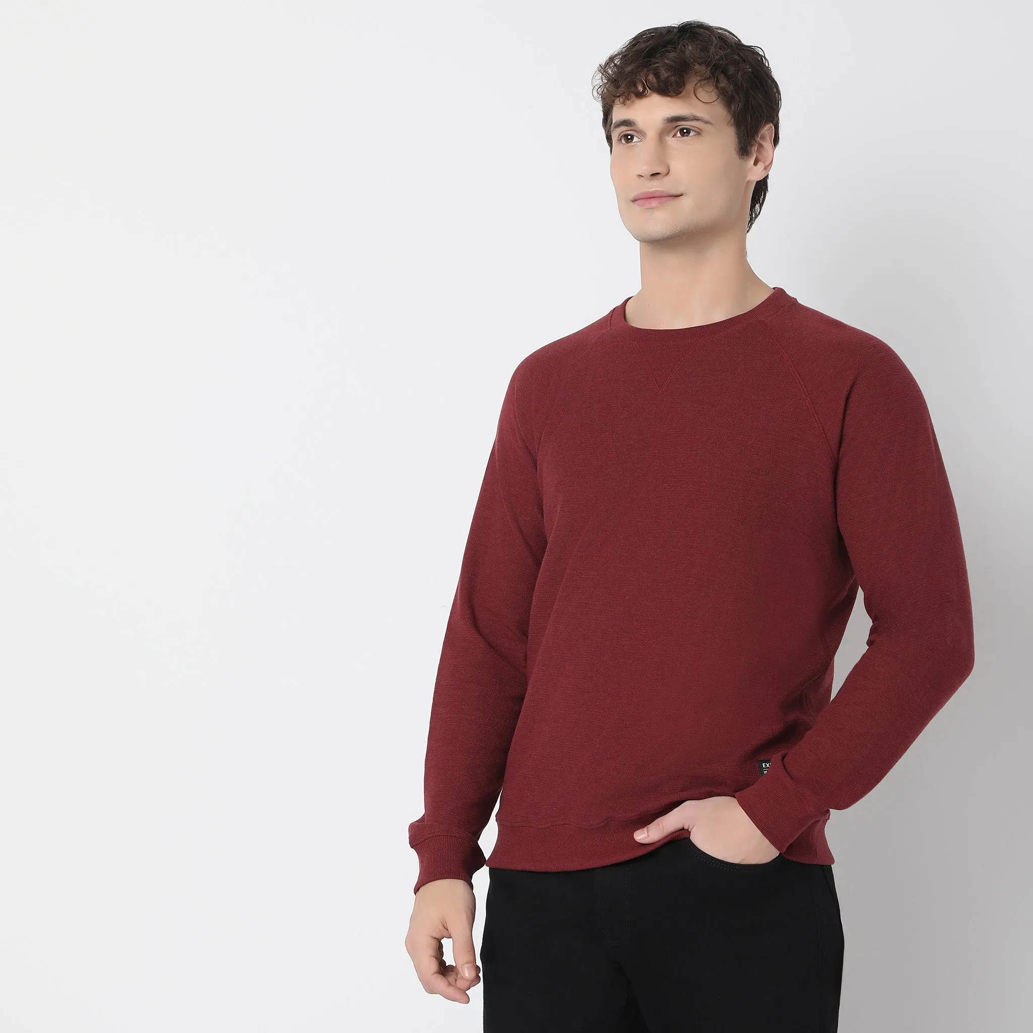 Lumberjackᵘˣ Authentic Pull Over with Micro Structure Comfort Blend - Regular Fit Solid