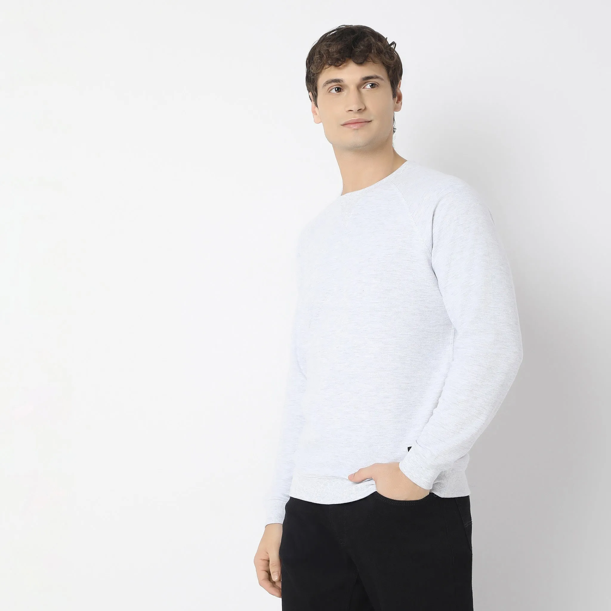 Lumberjackᵘˣ Authentic Pull Over with Micro Structure Comfort Blend - Regular Fit Solid