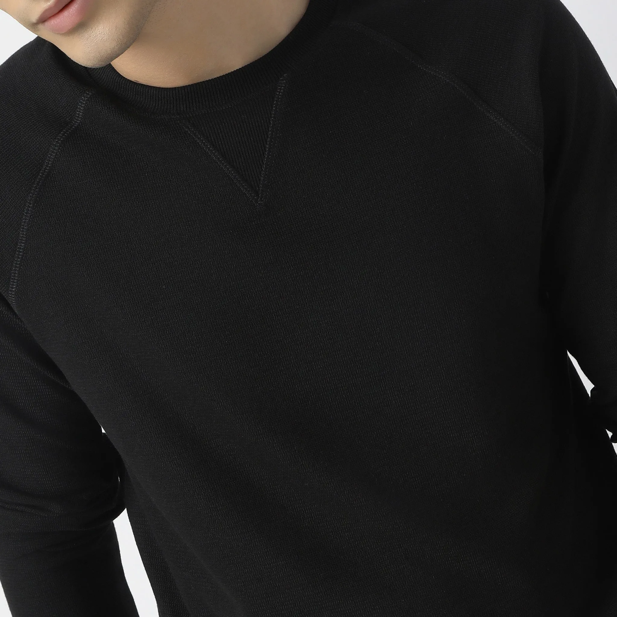 Lumberjackᵘˣ Authentic Pull Over with Micro Structure Comfort Blend - Regular Fit Solid
