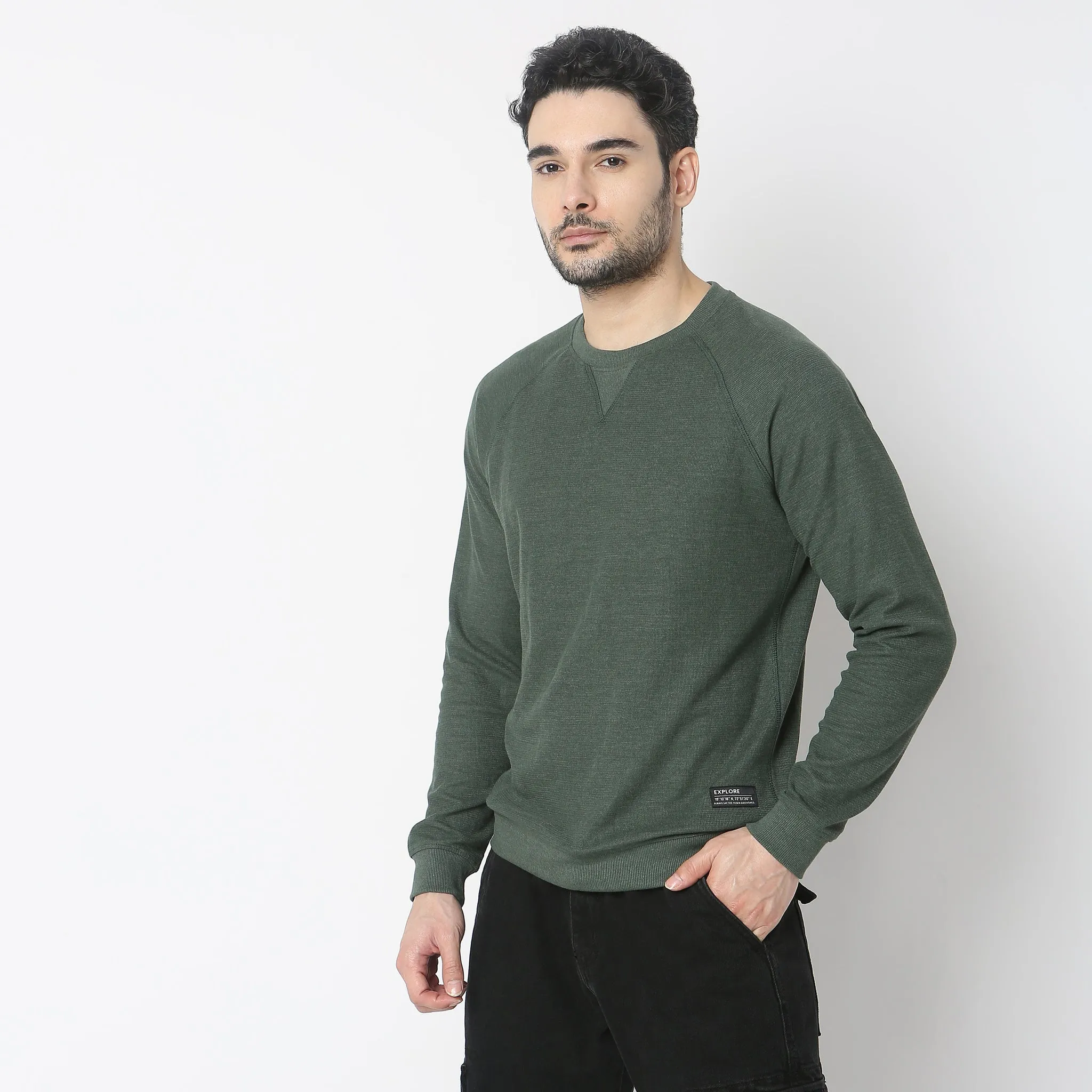 Lumberjackᵘˣ Authentic Pull Over with Micro Structure Comfort Blend - Regular Fit Solid