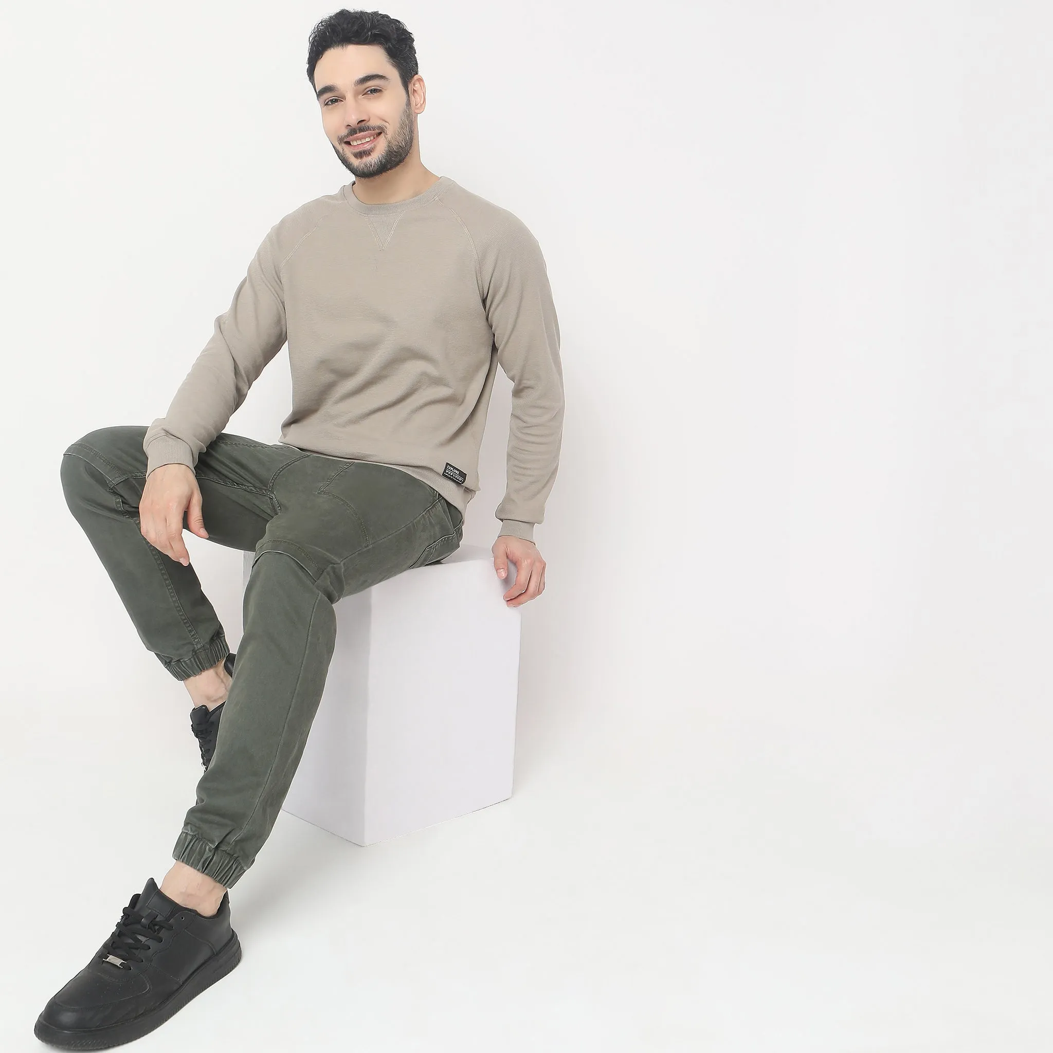Lumberjackᵘˣ Authentic Pull Over with Micro Structure Comfort Blend - Regular Fit Solid