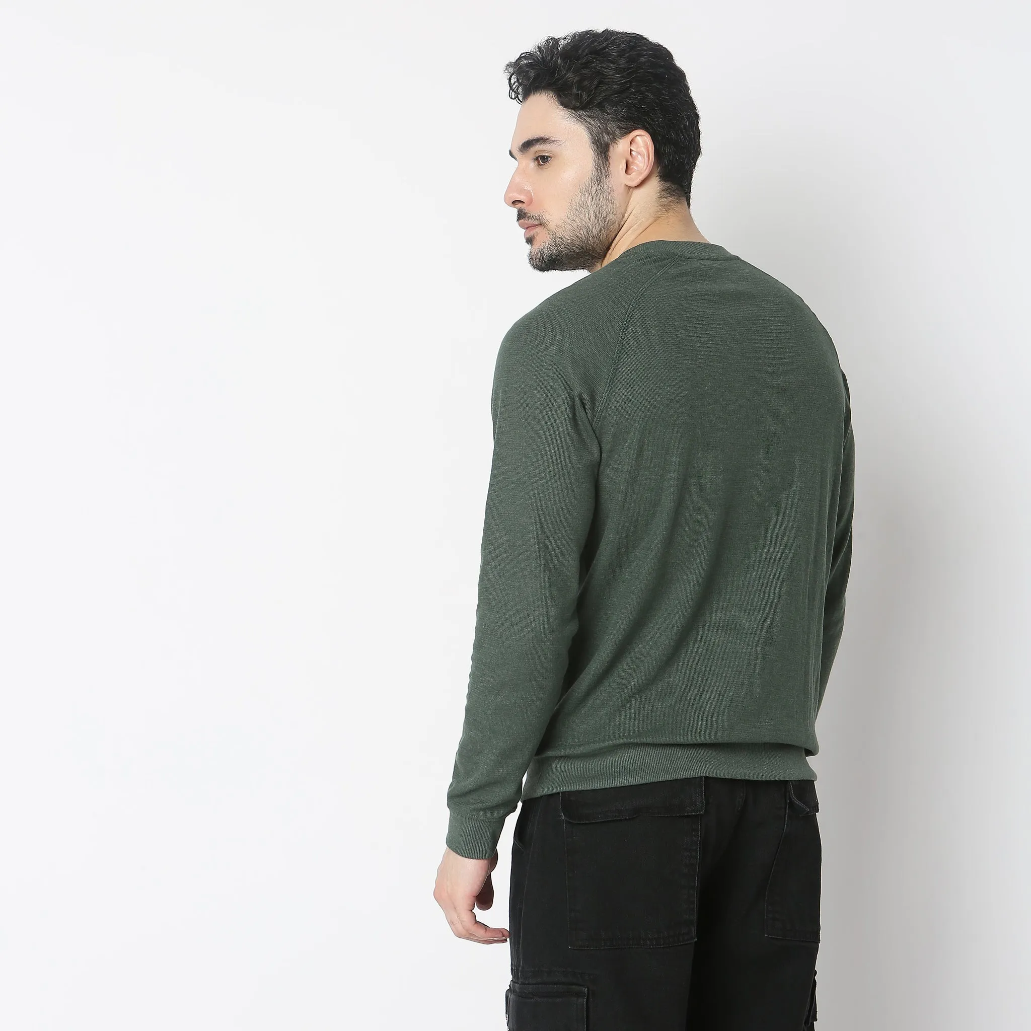 Lumberjackᵘˣ Authentic Pull Over with Micro Structure Comfort Blend - Regular Fit Solid