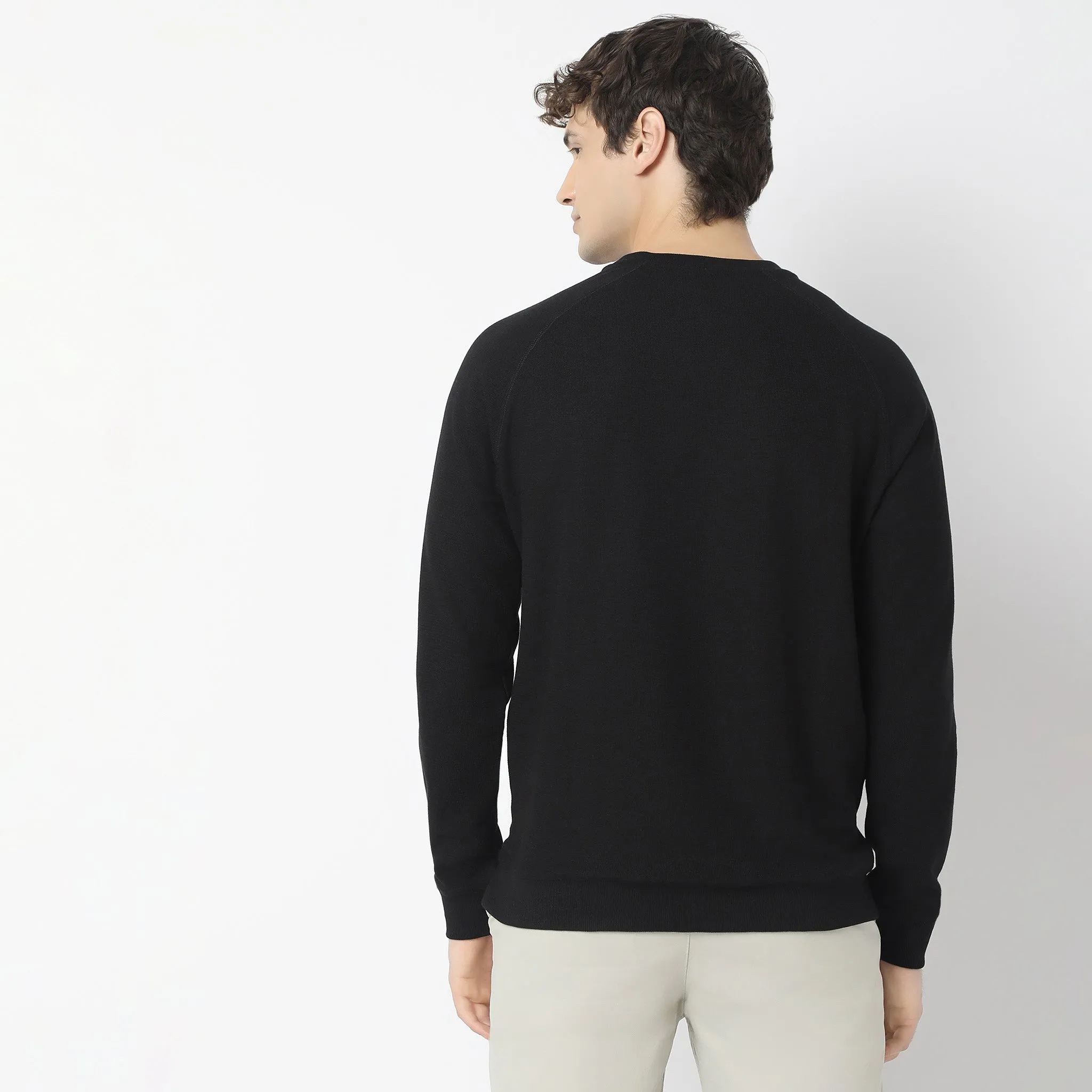 Lumberjackᵘˣ Authentic Pull Over with Micro Structure Comfort Blend - Regular Fit Solid