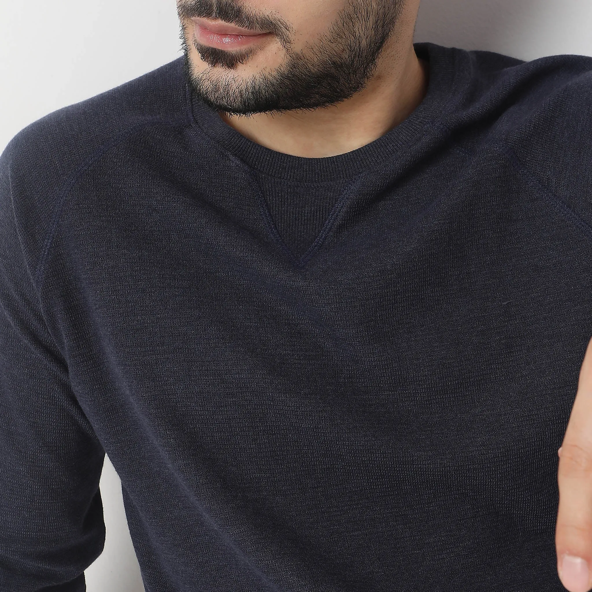 Lumberjackᵘˣ Authentic Pull Over with Micro Structure Comfort Blend - Regular Fit Solid