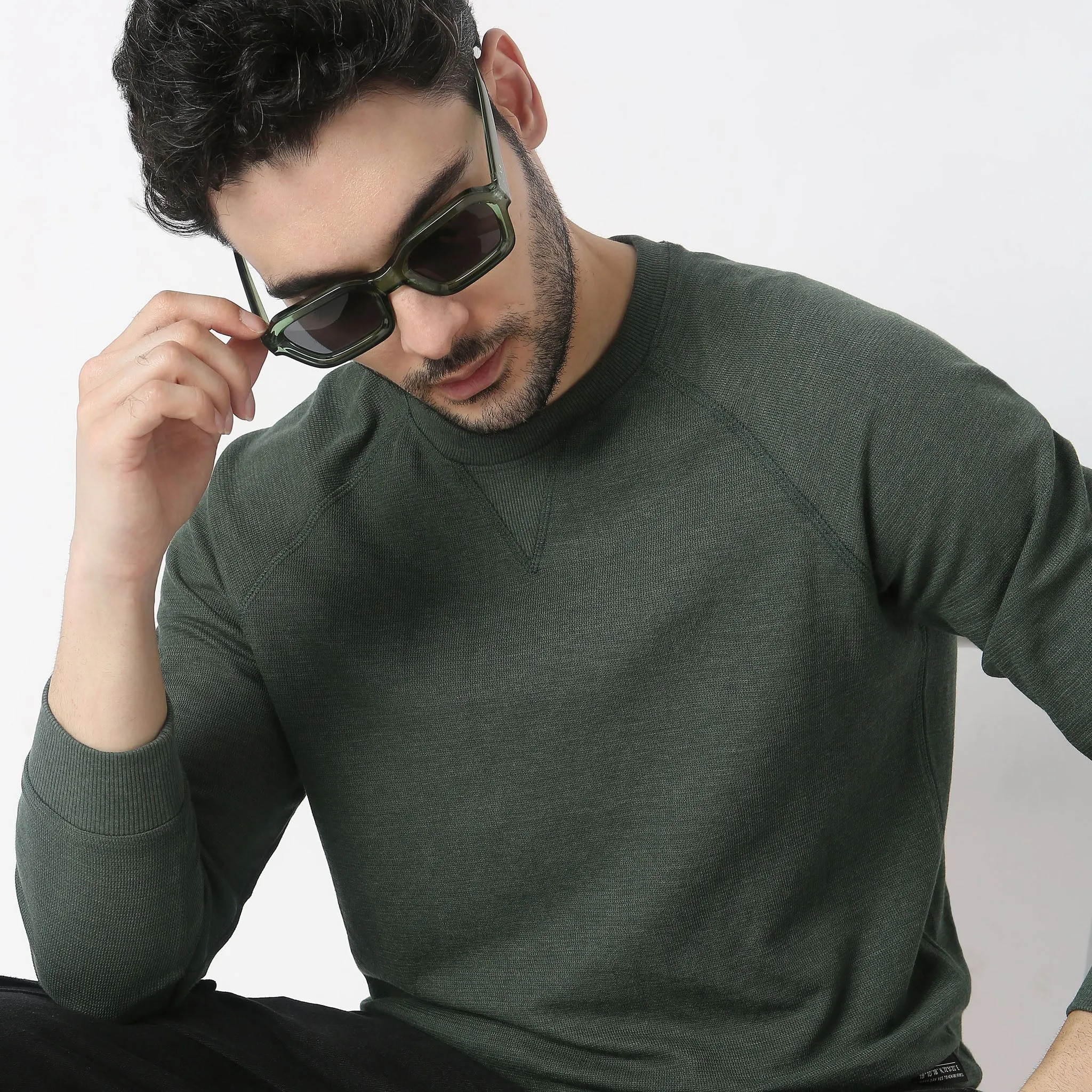 Lumberjackᵘˣ Authentic Pull Over with Micro Structure Comfort Blend - Regular Fit Solid