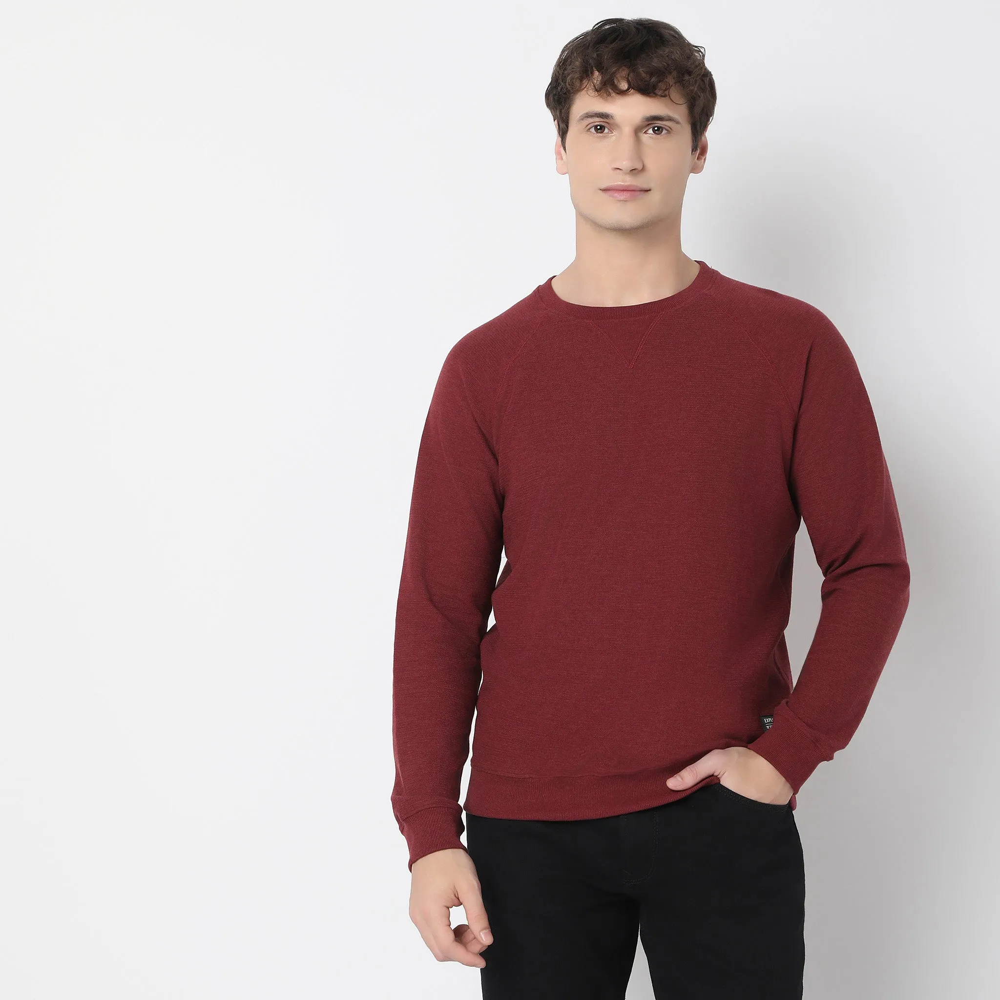 Lumberjackᵘˣ Authentic Pull Over with Micro Structure Comfort Blend - Regular Fit Solid