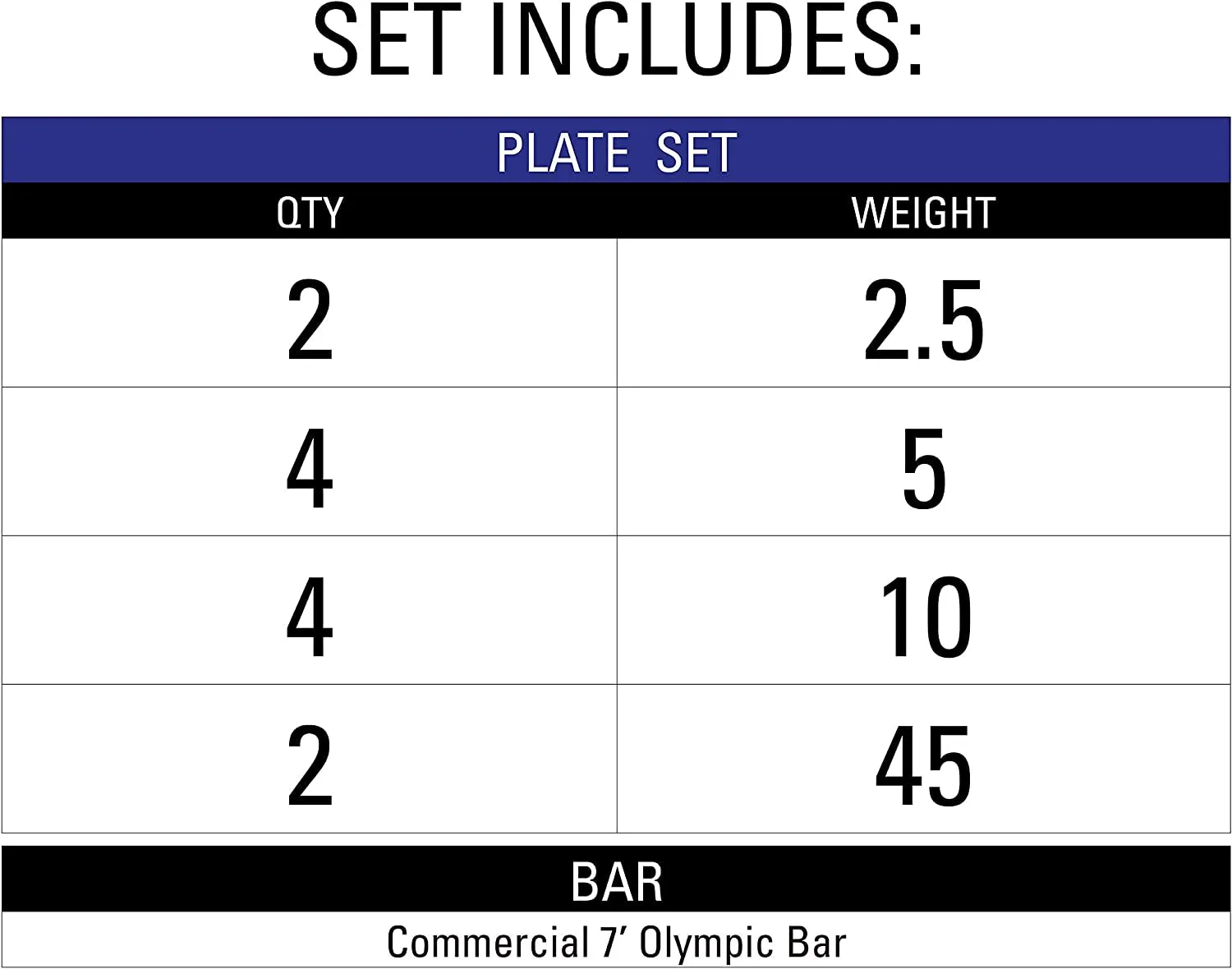 LUMBERJACK Olympic Weight Bar