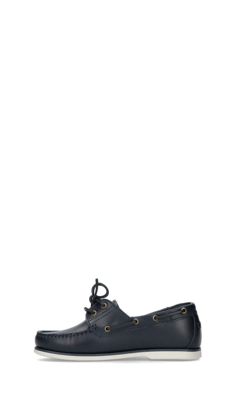 LUMBERJACK Scarpa barca donna blu in pelle