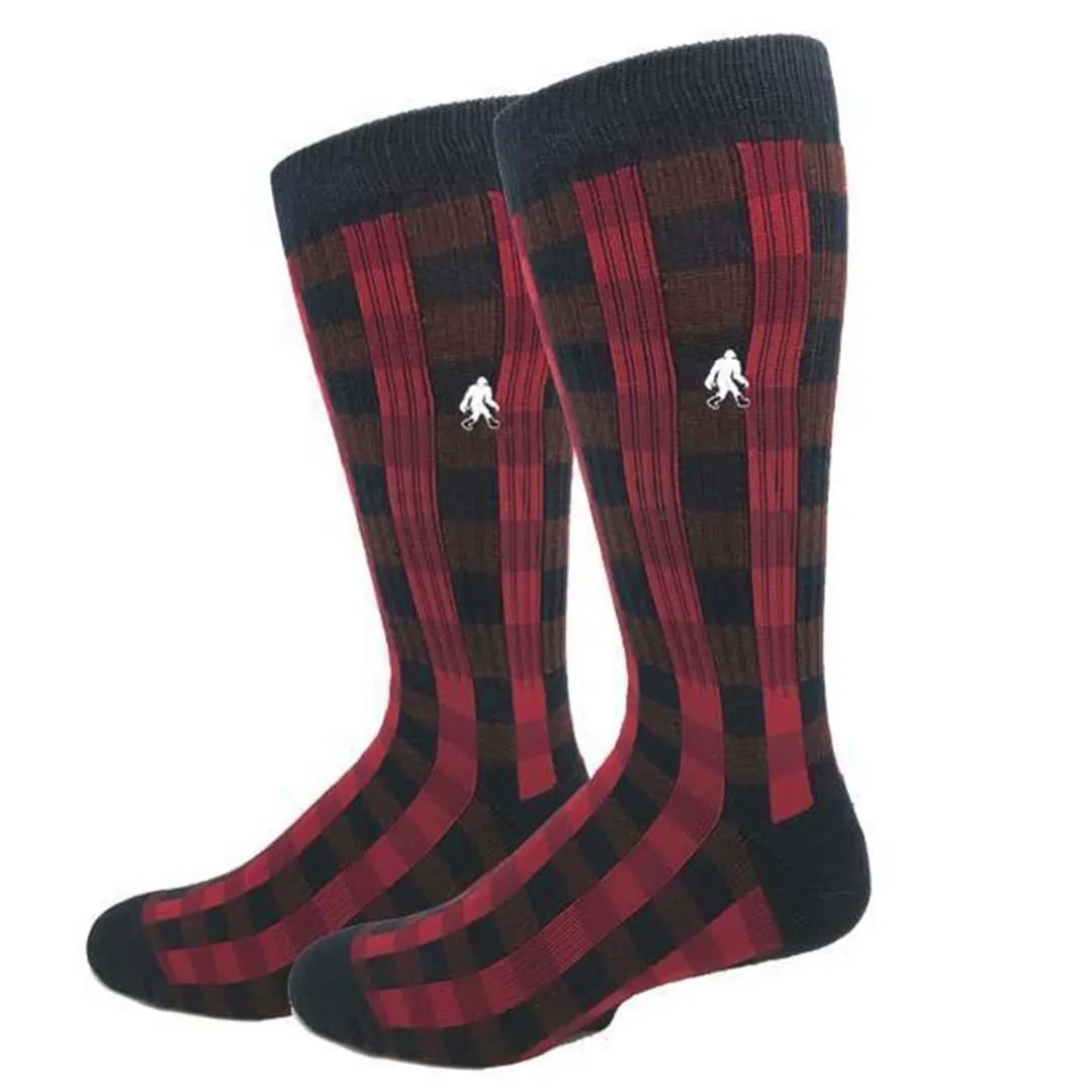 Lumberjack Socks Men's Arch Compression Crew Sock