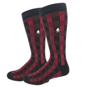 Lumberjack Socks Men's Arch Compression Crew Sock