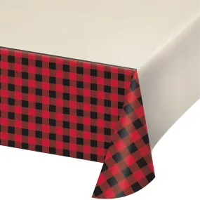 Lumberjack Themed Buffalo Plaid Tablecloth
