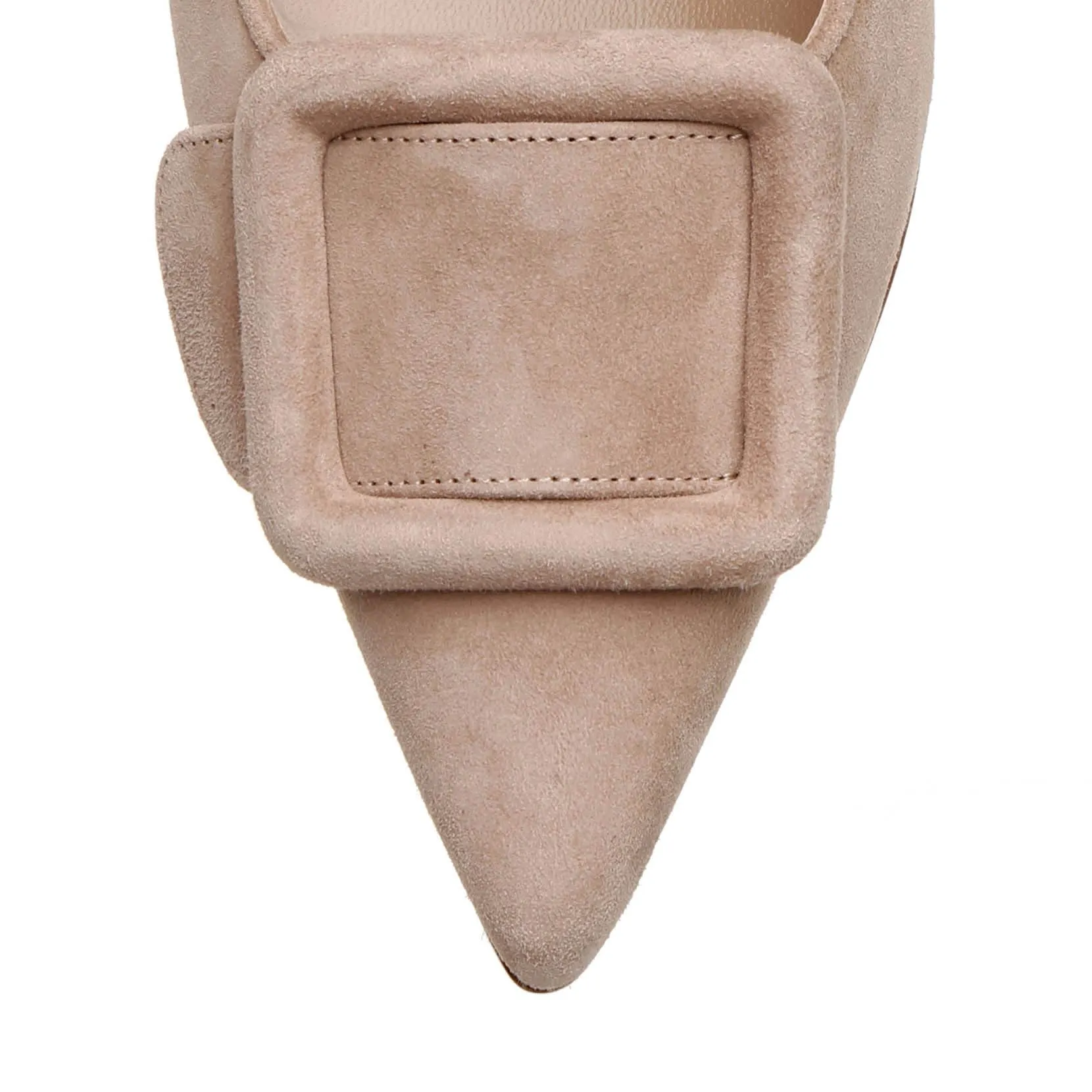 Maysale pump 50 nude suede