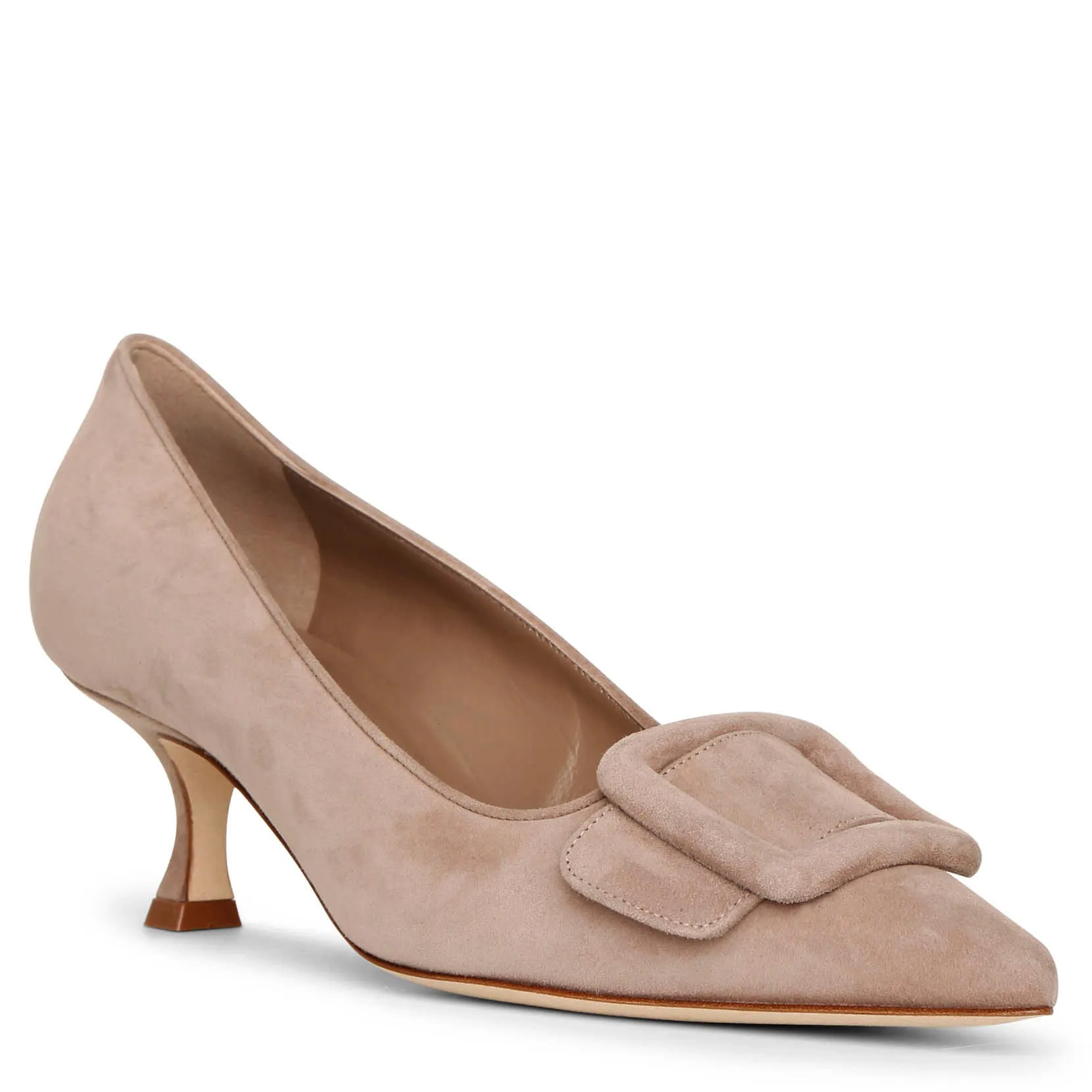 Maysale pump 50 nude suede