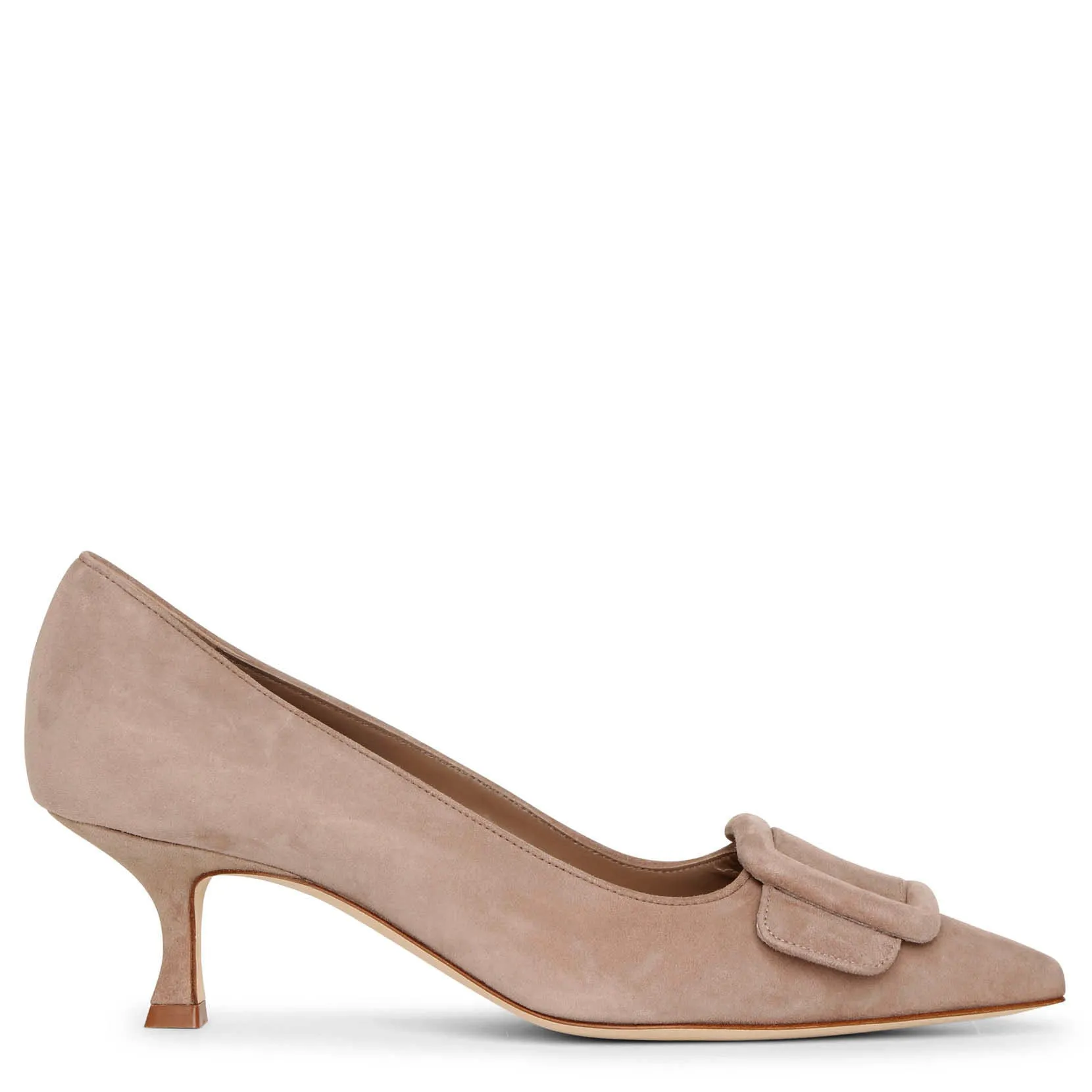 Maysale pump 50 nude suede