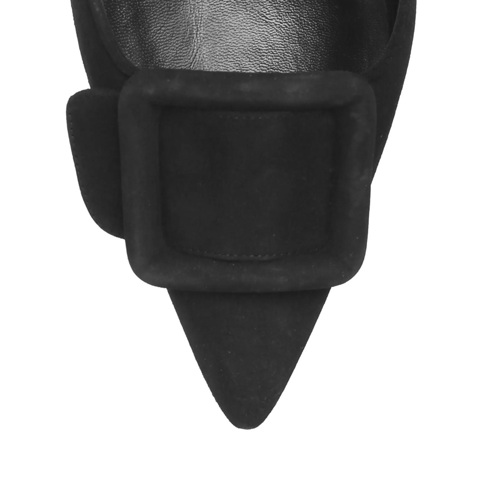 Maysli black suede pumps