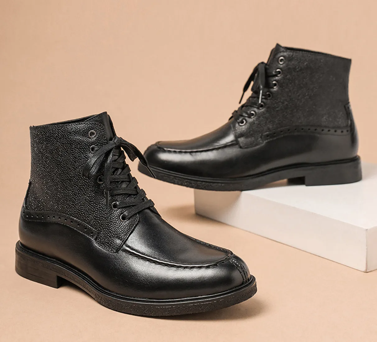 Men's Moc Composite Dress Casual Boots