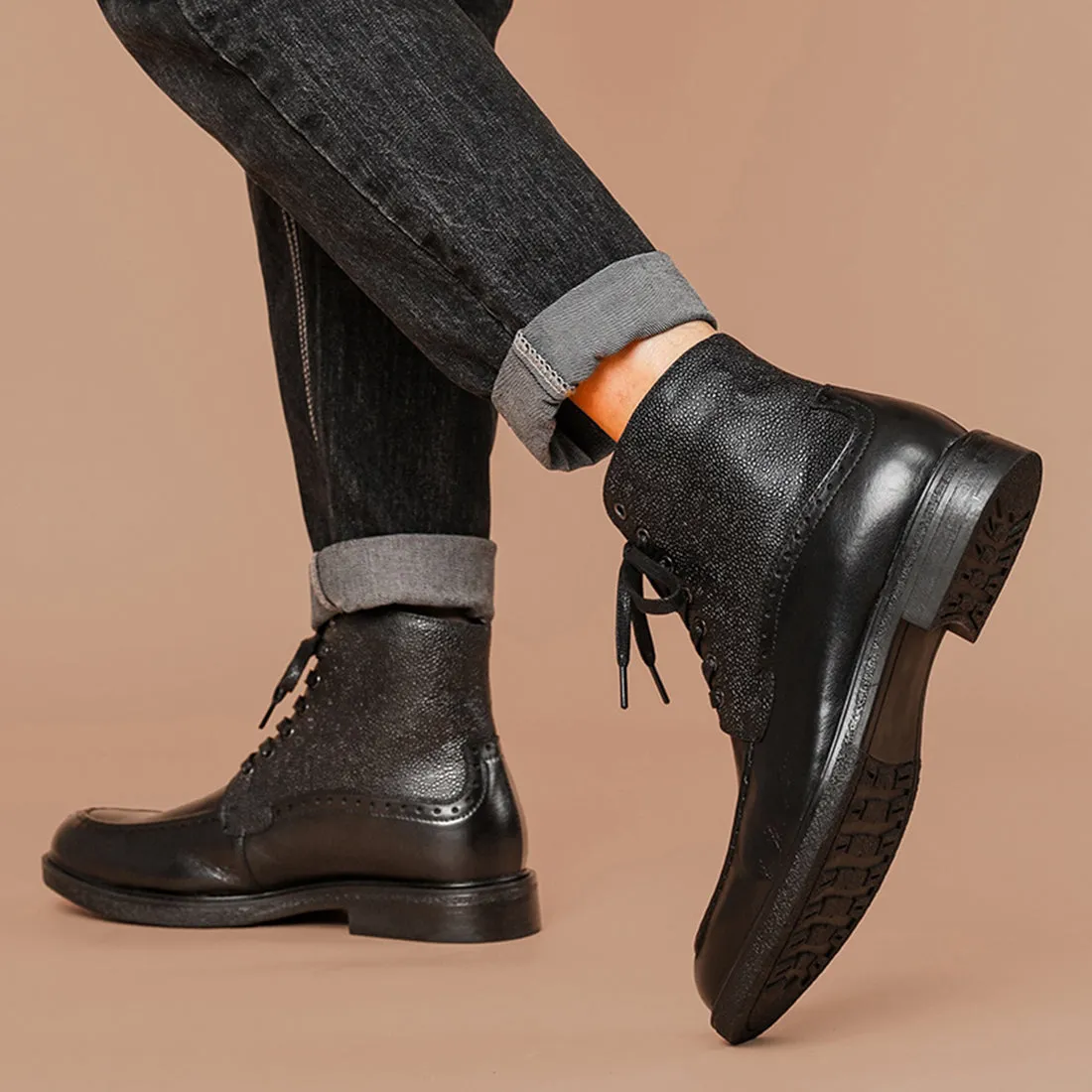 Men's Moc Composite Dress Casual Boots