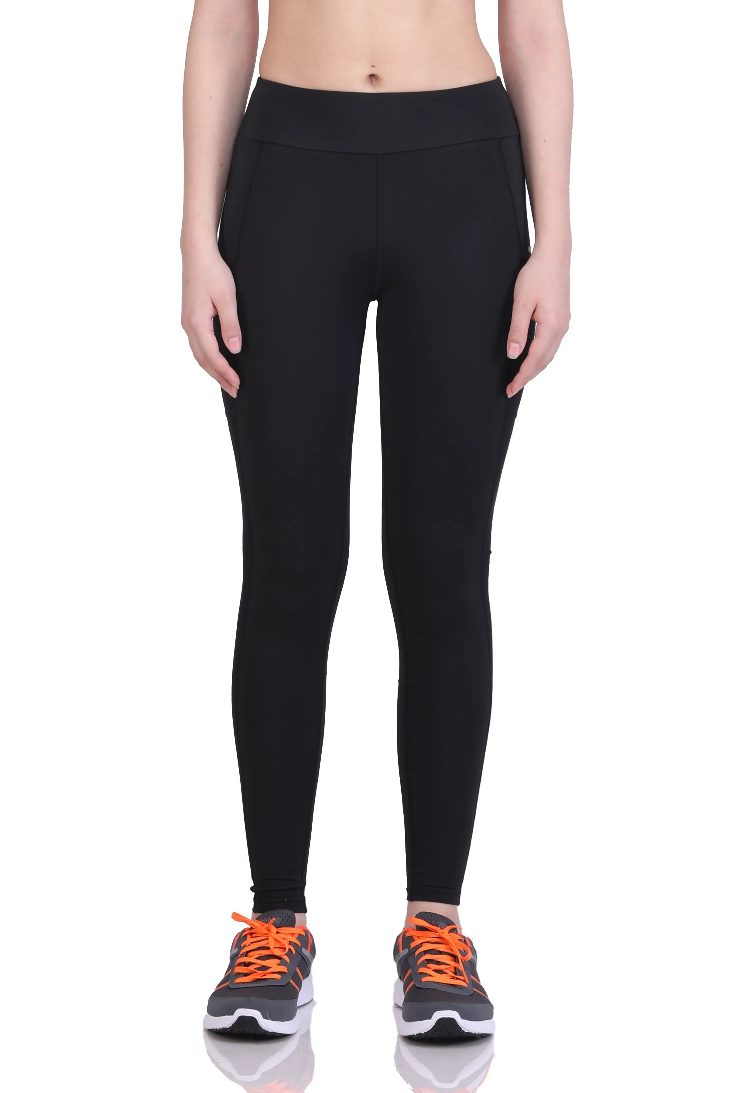 MID-RISE TRAINING MESH TIGHTS | PANT WITH SIDE POCKETS