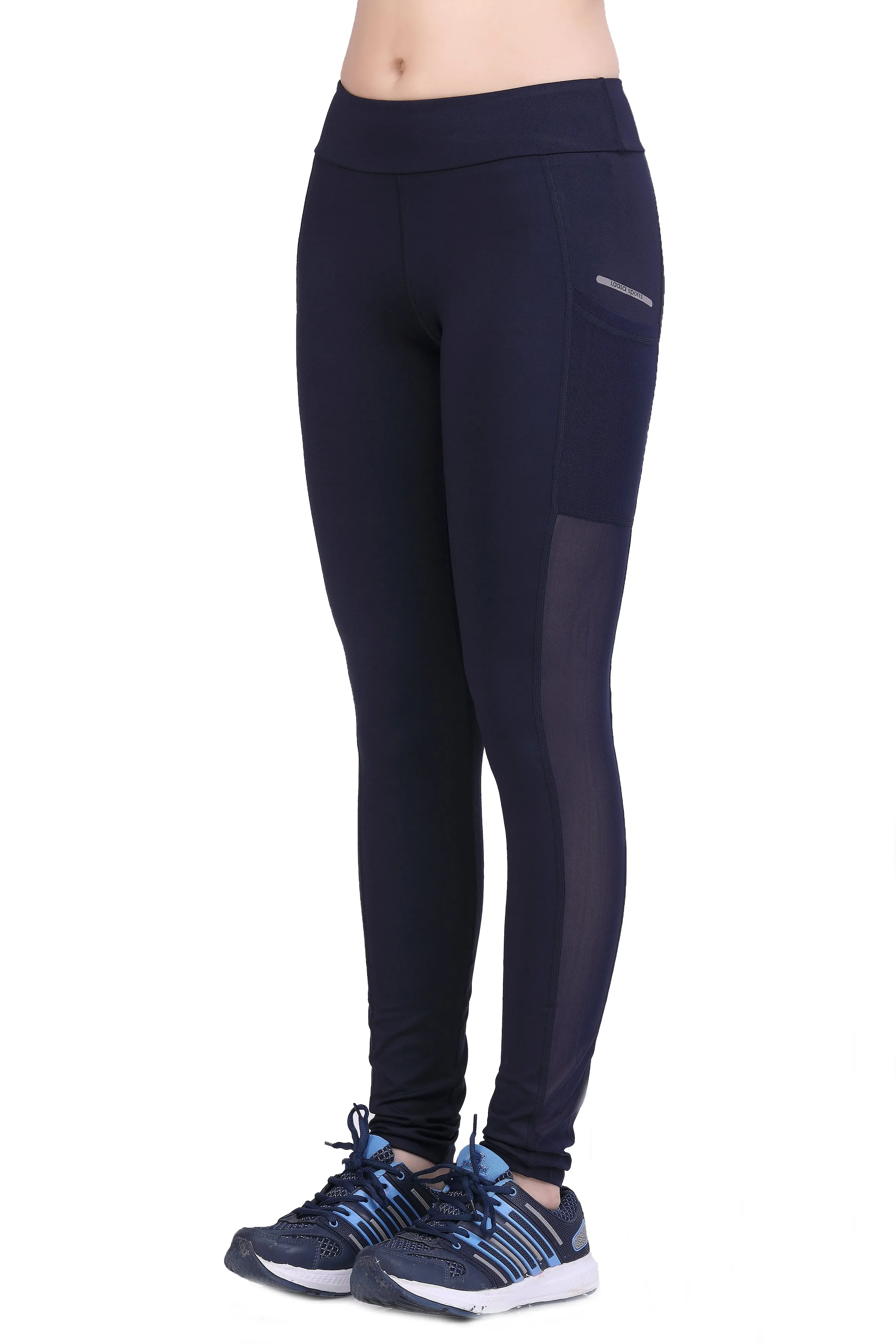 MID-RISE TRAINING MESH TIGHTS | PANT WITH SIDE POCKETS