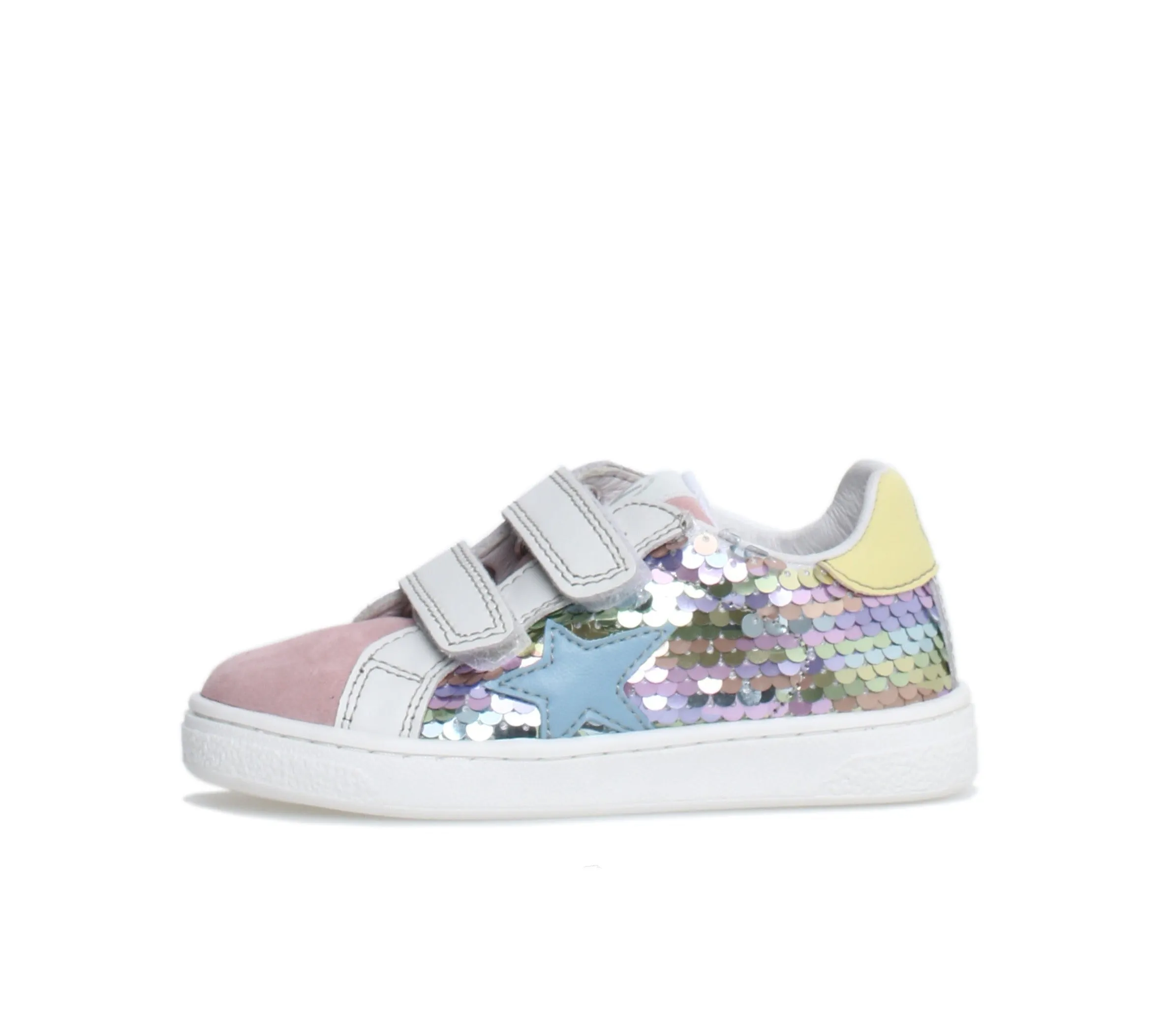 Naturino Pinn VL | Pink/Blue Kids Sneakers