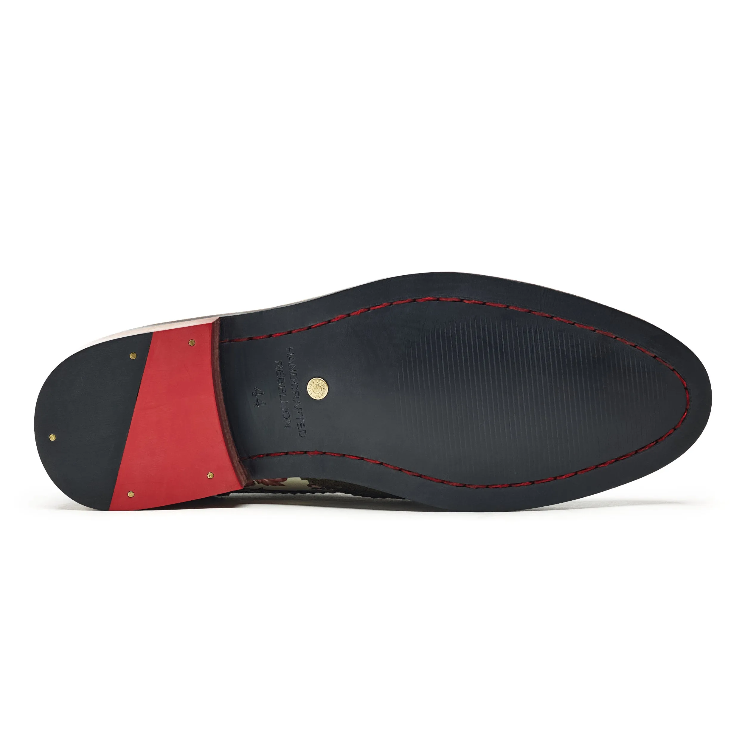 ‘Nazar’ _Striped Loafer's Men's – Crimson (discontinued)