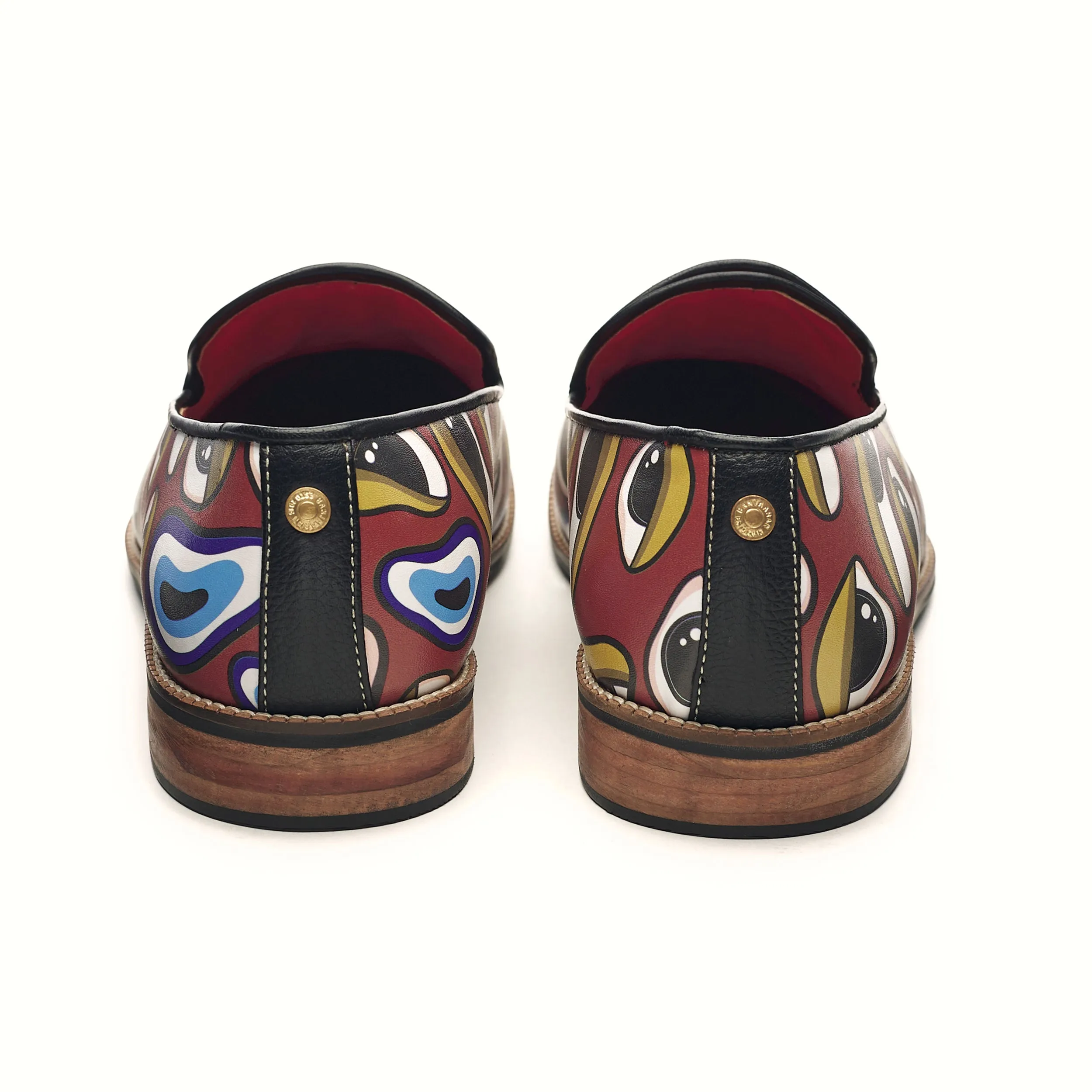 ‘Nazar’ _Striped Loafer's Men's – Crimson (discontinued)