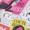 Newspaper-Print Bubble Dress