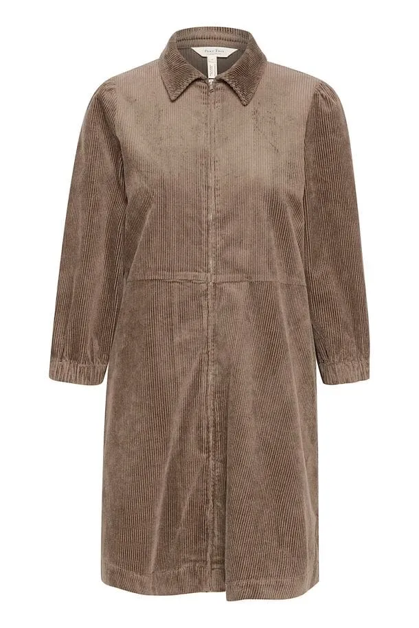Part Two EyvorPW Corduroy Dress in Walnut
