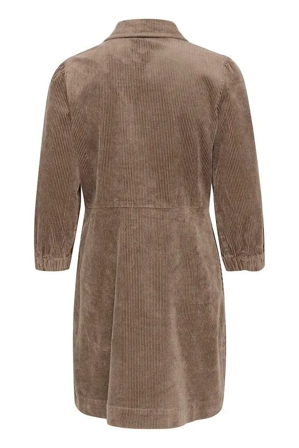 Part Two EyvorPW Corduroy Dress in Walnut