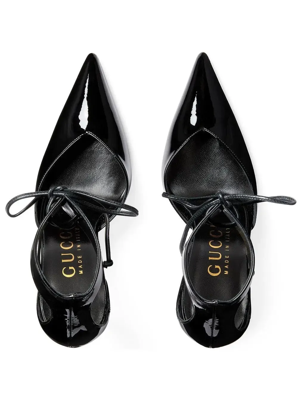 PATENT-FINISH POINTED PUMPS
