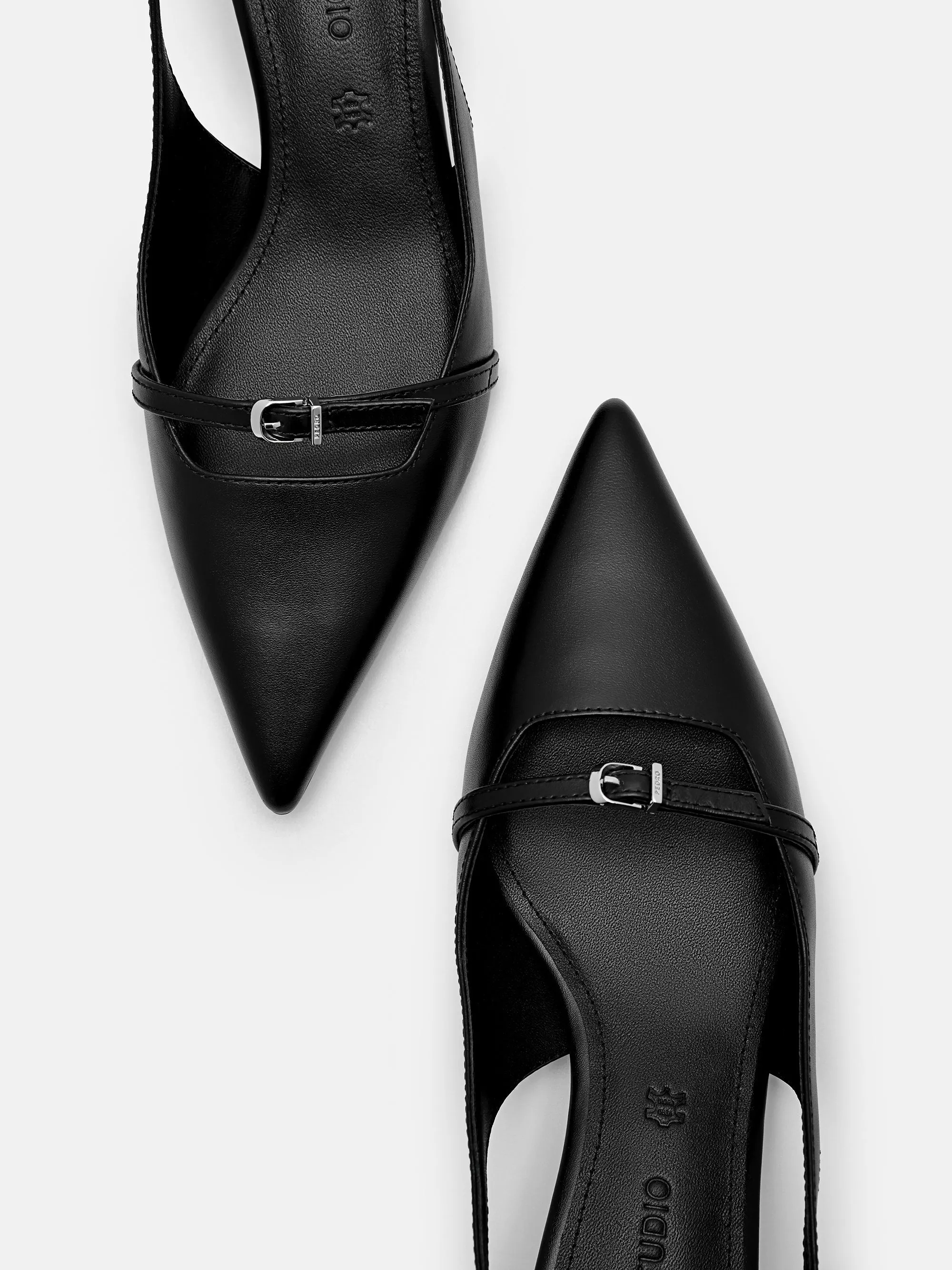 PEDRO Studio Maggie Leather Heel Pumps