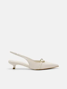 PEDRO Studio Maggie Leather Heel Pumps
