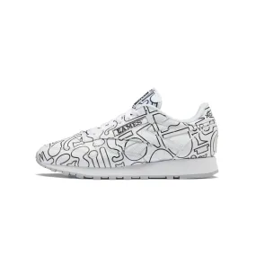 Reebok X Eames Mens Classic Leather Shoes White