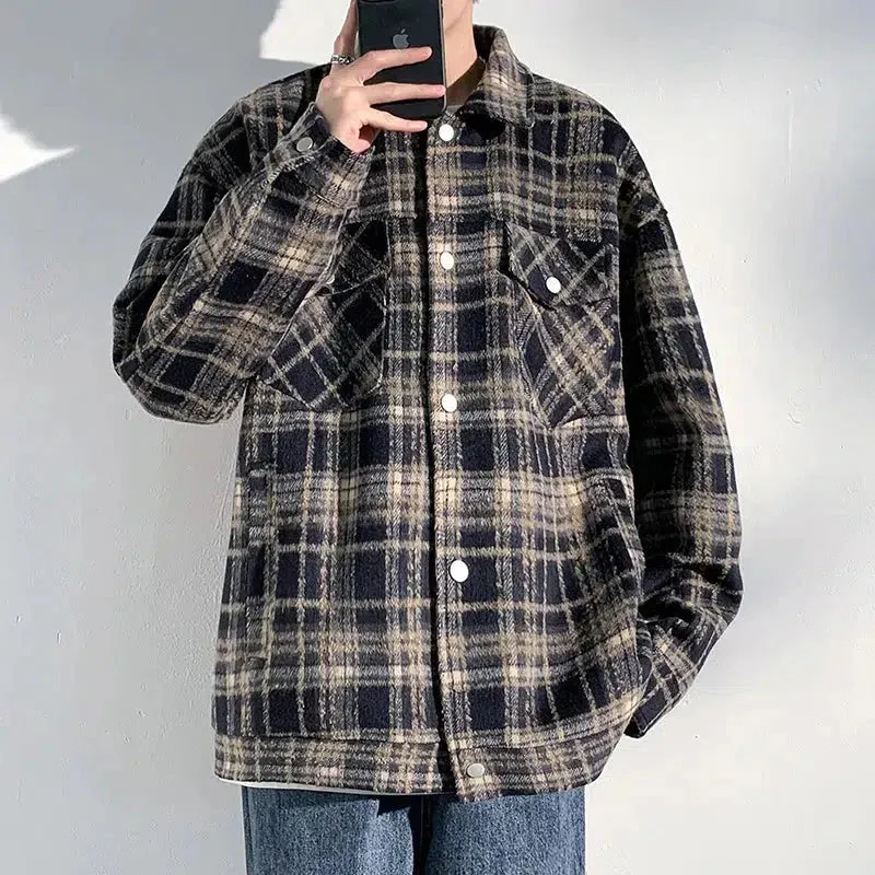 Riolio - Lumberjack Shirt Jacket - chill guy 90s fashion mens fashion