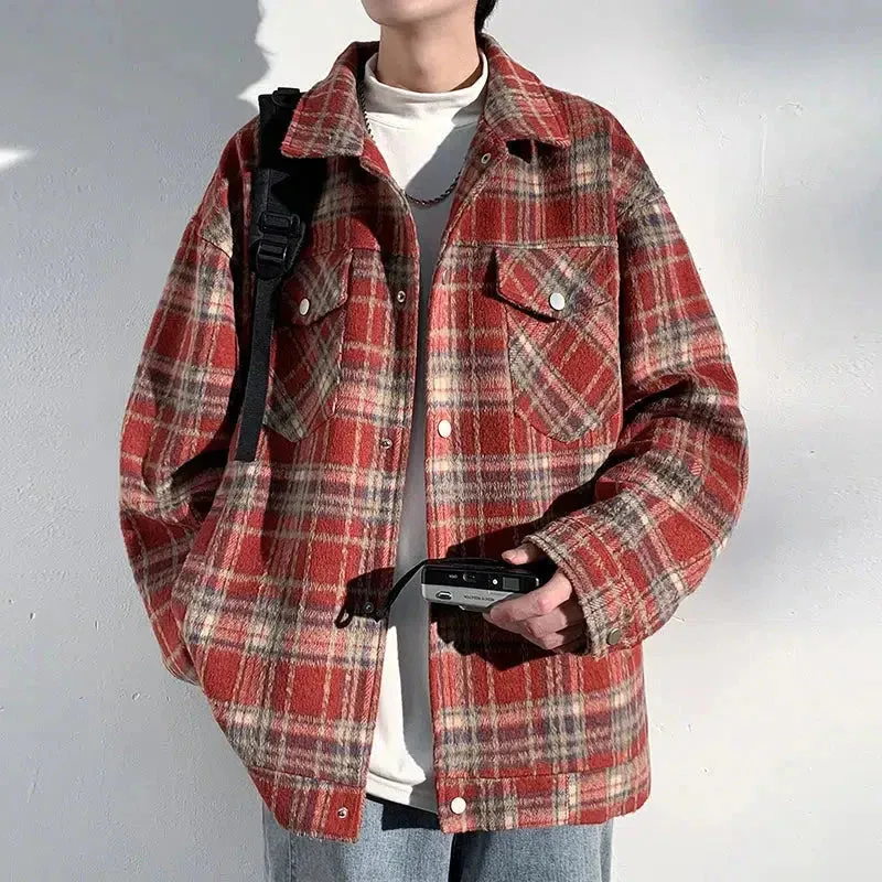 Riolio - Lumberjack Shirt Jacket - chill guy 90s fashion mens fashion