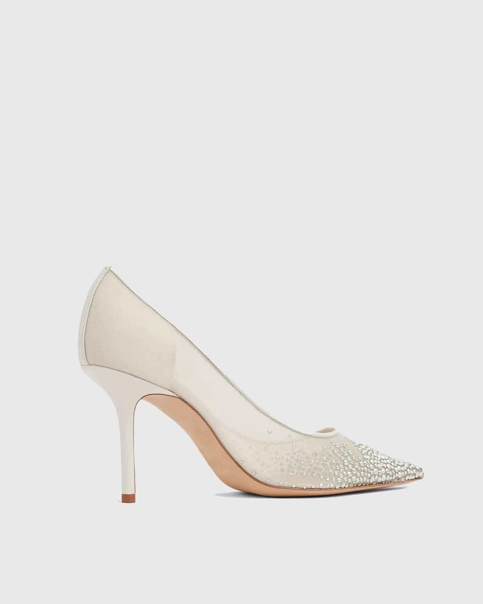 Romina Starry Rhinestone Pumps In Apricot