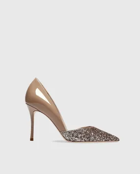 Sagen Sequin Splicing Pumps In Natural